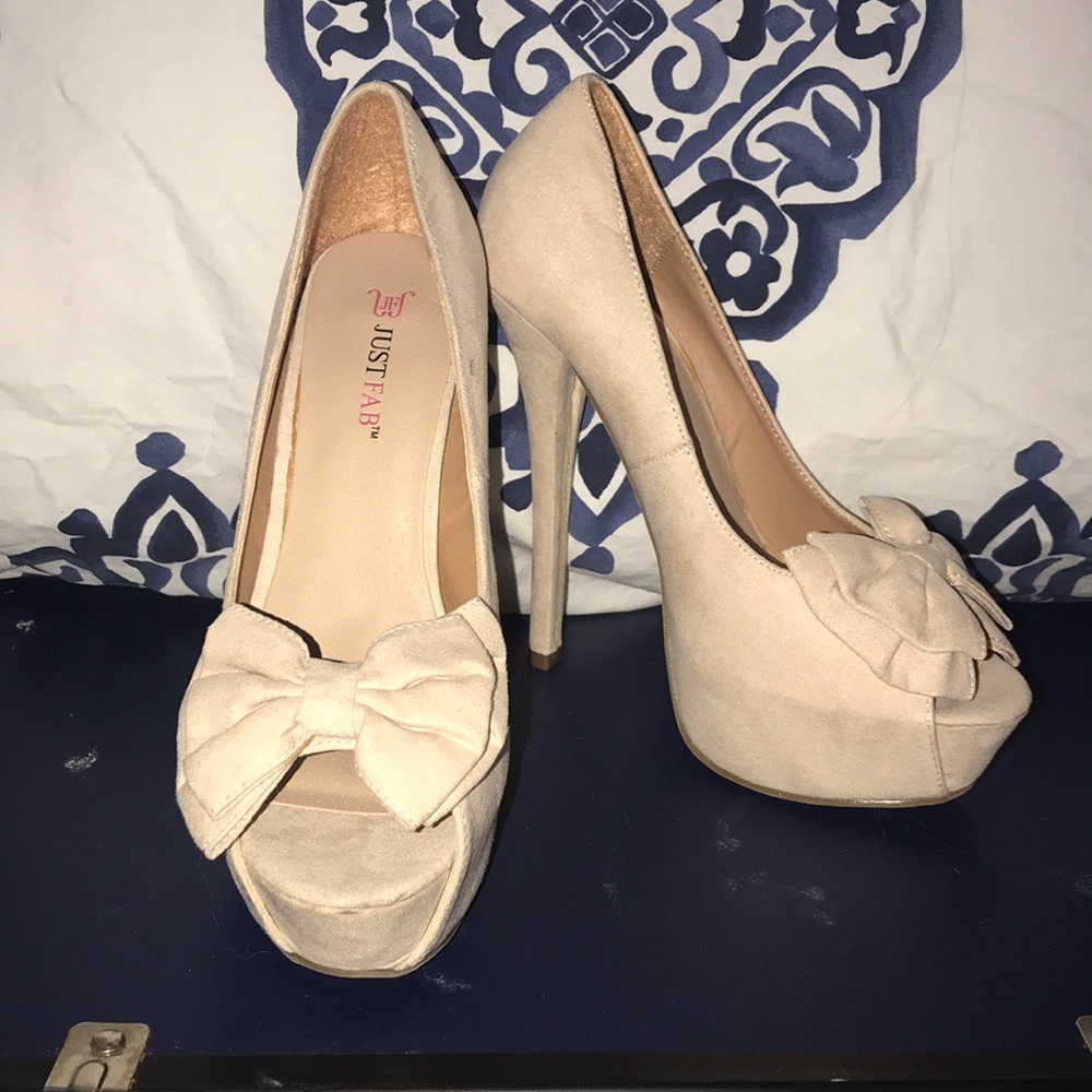 Suede Lita Heels
